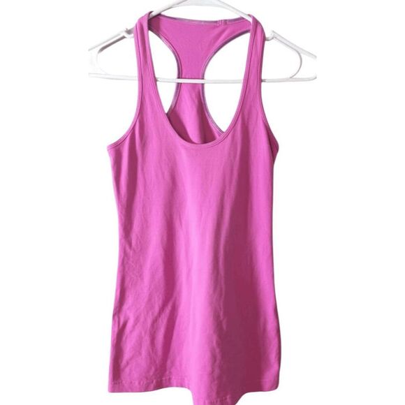 LULULEMON ATHLETICA Cool Racerback Tank in Pink Paradise Size 6 - Picture 3 of 4